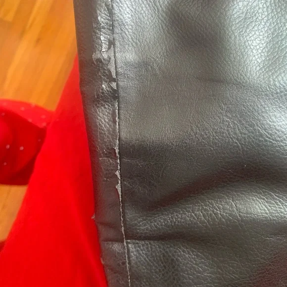 Pleaser Black thigh rhinestone 7inch platform boots - Picture 6 of 11